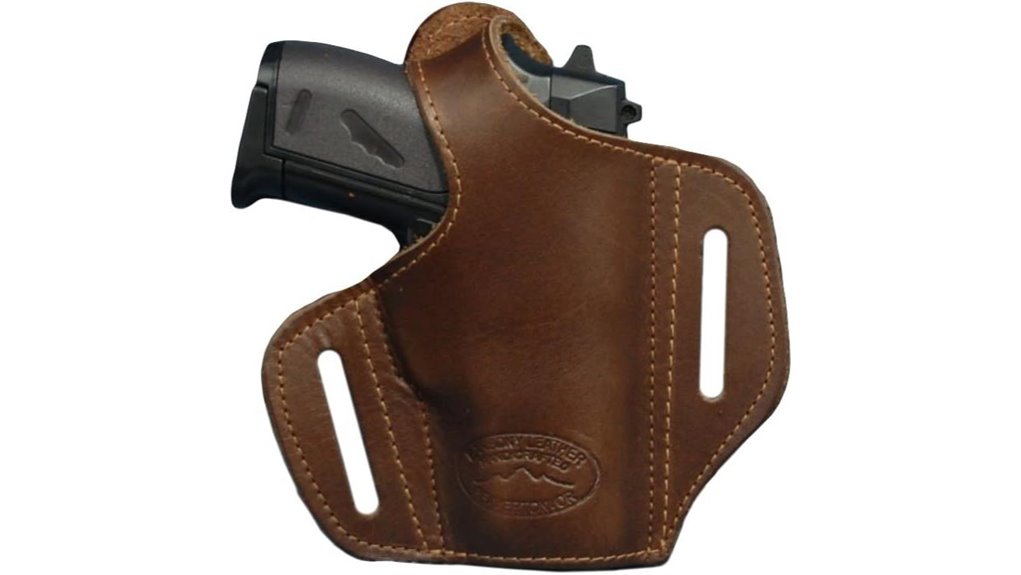 leather pancake holster for small pistols