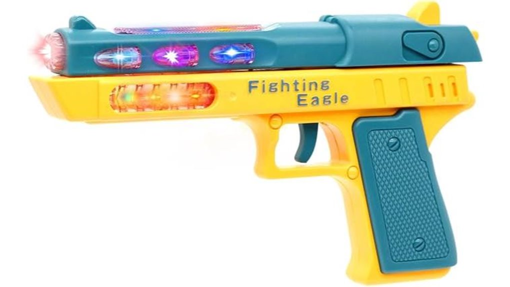led light pistol toy