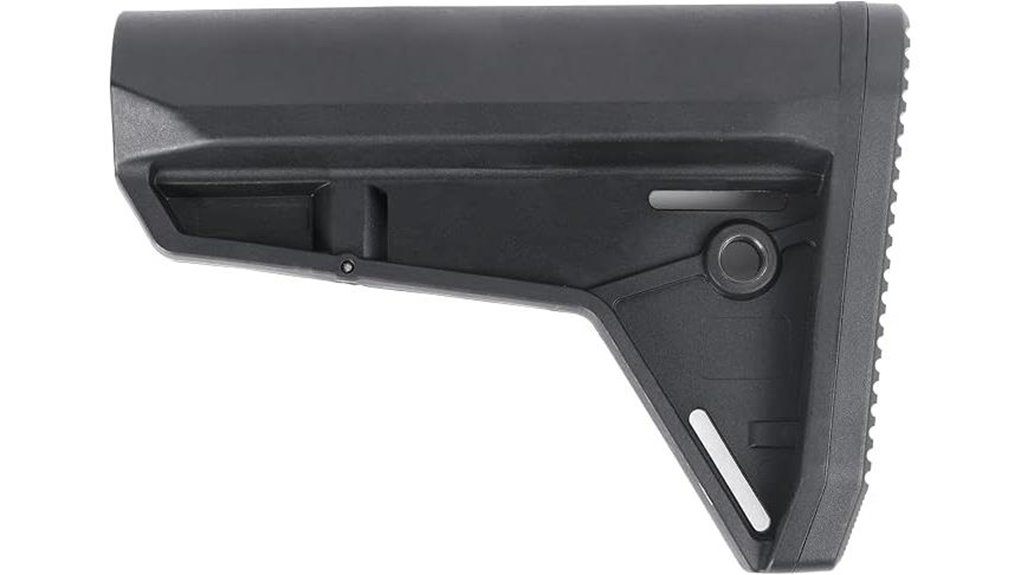 lightweight black fixed stock