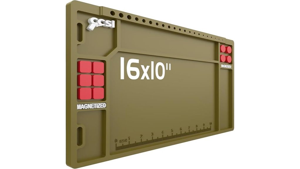 magnetic gun cleaning mat