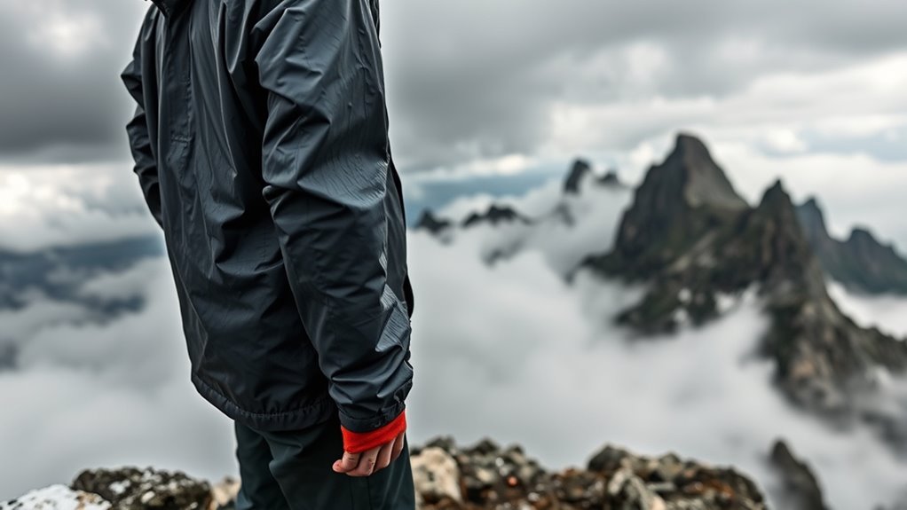 material waterproofing breathability fit