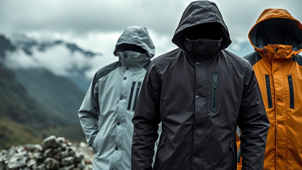 material waterproofing breathability practicality