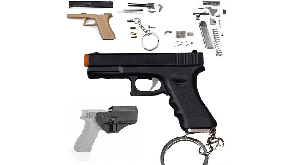 mini gun keychain holster
