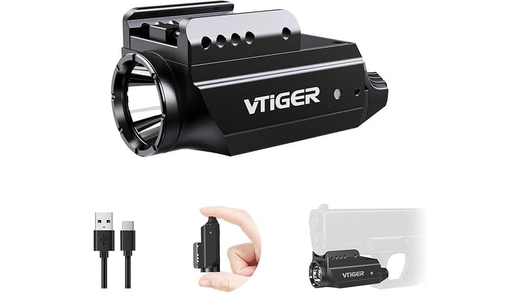 mini rechargeable tactical light