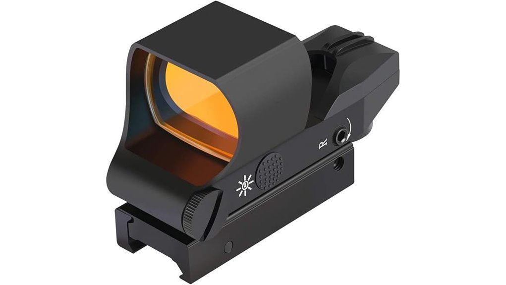multiple reticle reflex sight