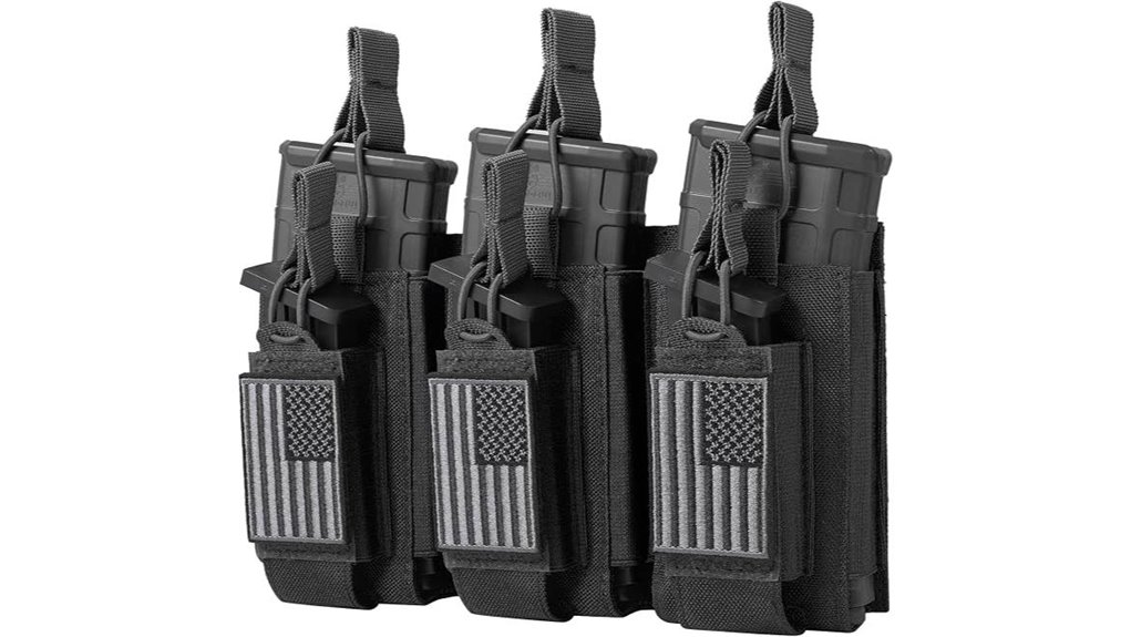 open top molle pouch