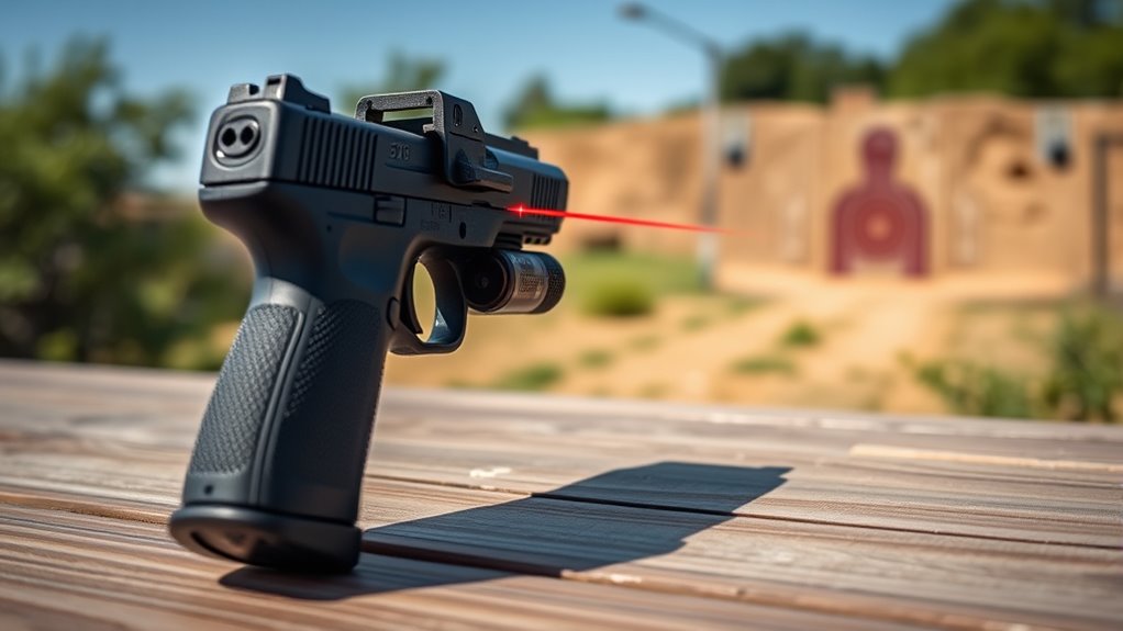 optimal laser zeroing distance