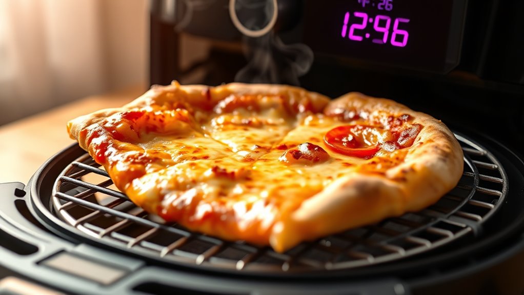 optimal pizza reheating temperatures