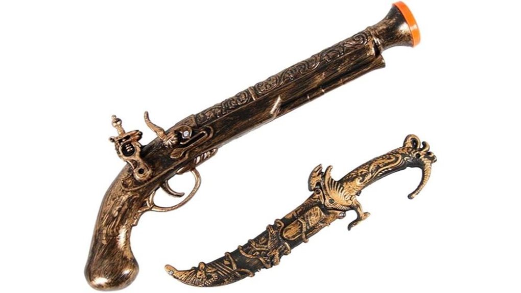 pirate sword and pistol