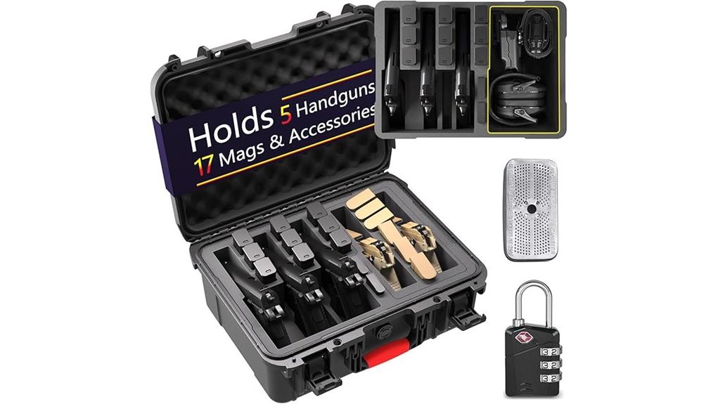 pistol case with foam