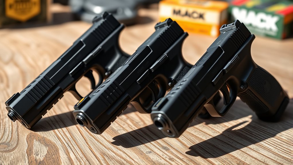 pistol features and maintenance