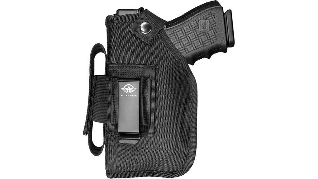 pistol holster with laser