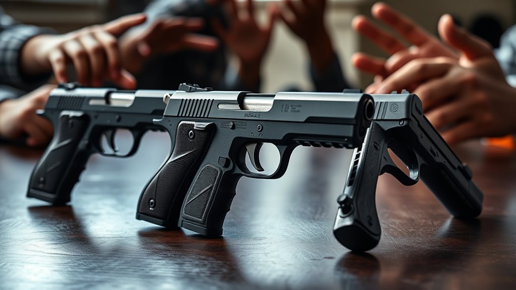 pistol material weight features