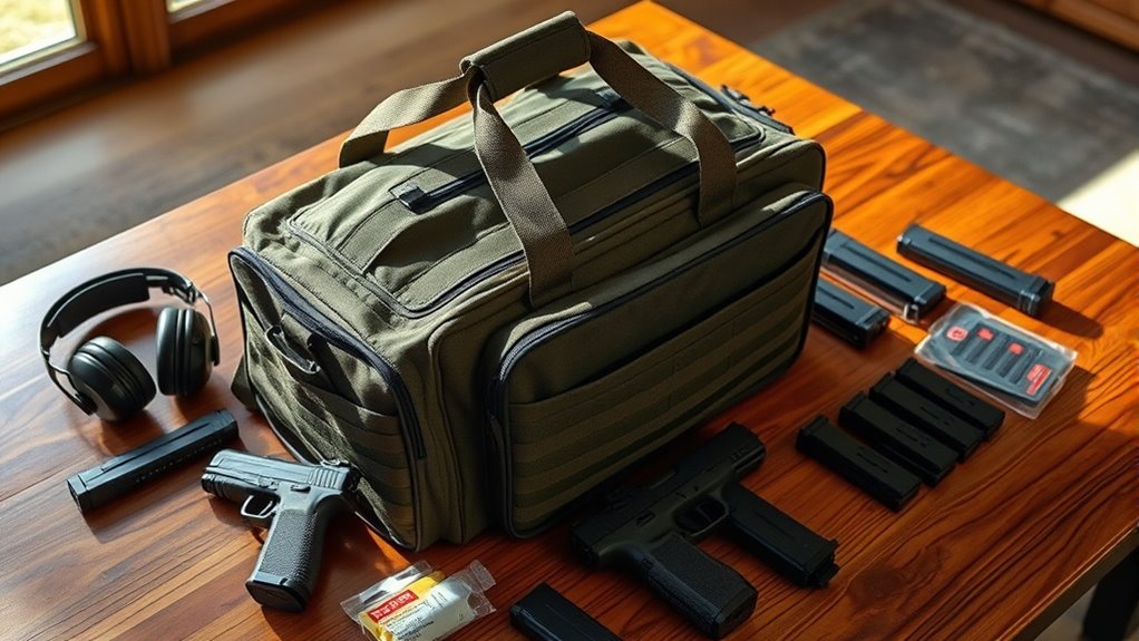 pistol range bag essentials