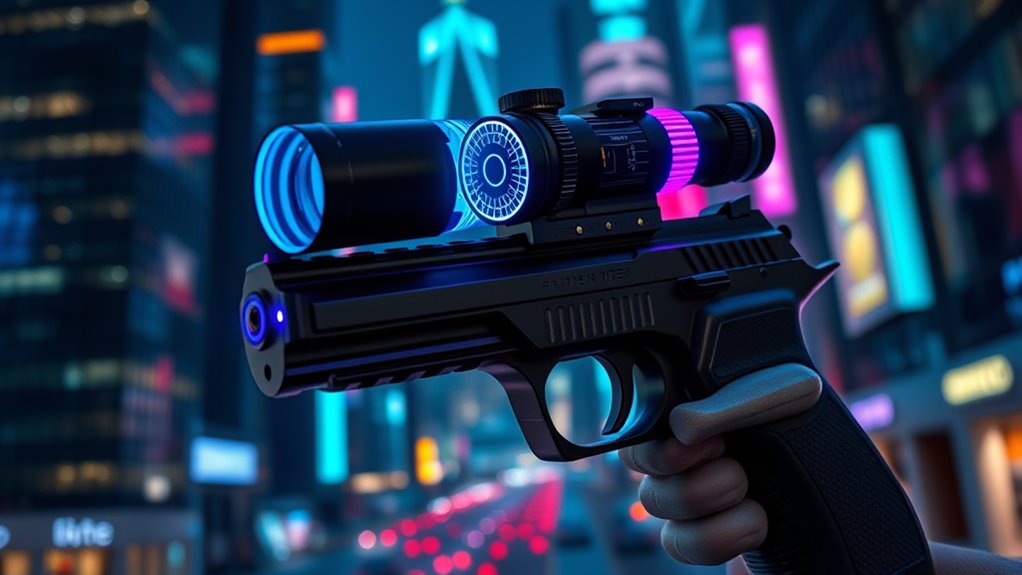 pistol scope adjustment factors
