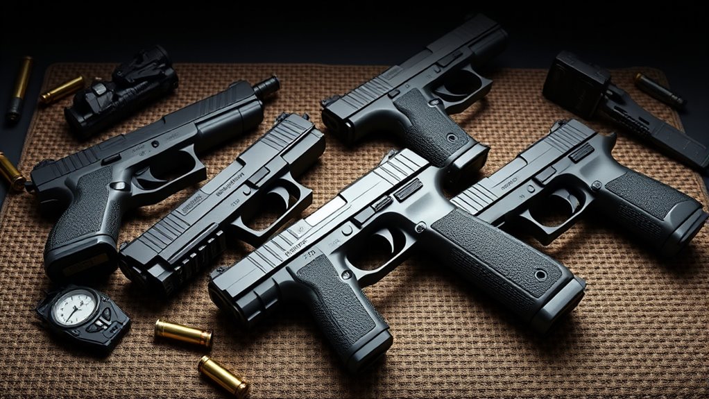 pistol selection balance and efficiency