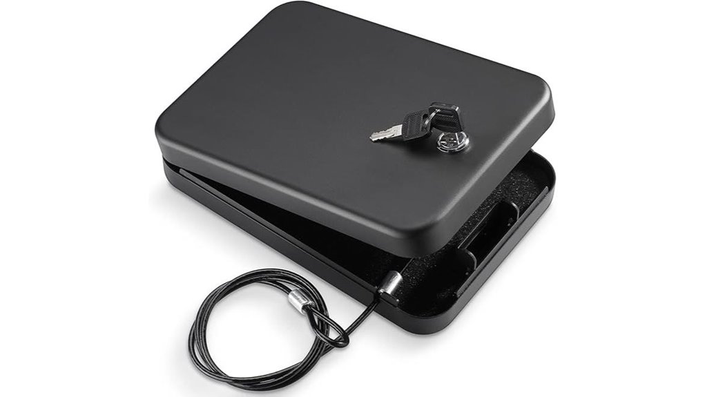 portable gun lock box