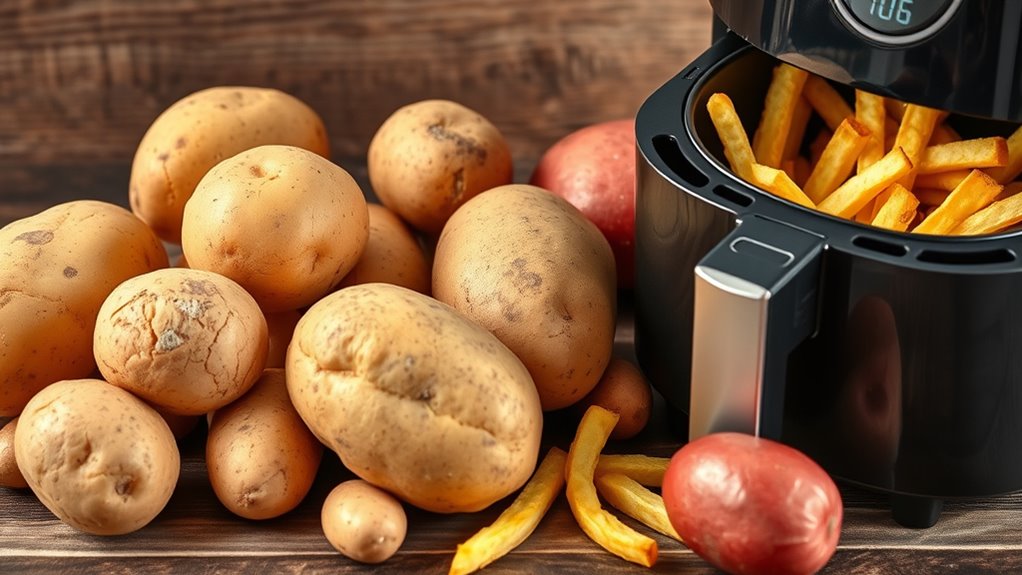 potato selection for crispy fries