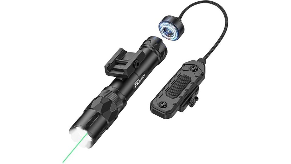 powerful rifle laser light