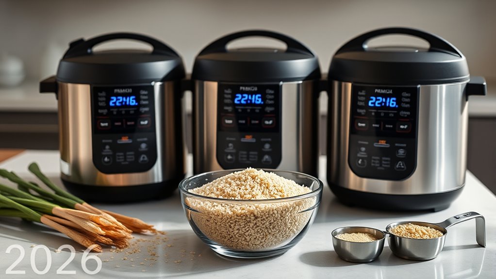 quinoa cooker features checklist