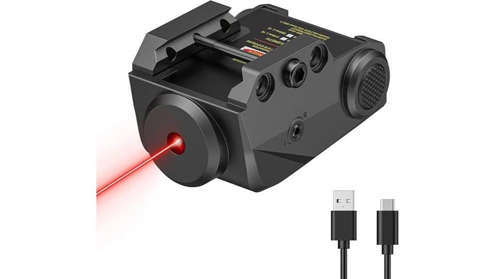 rechargeable green red laser