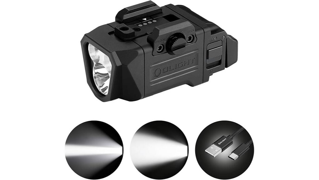rechargeable tactical flashlight