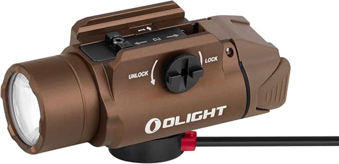 rechargeable tactical weapon light