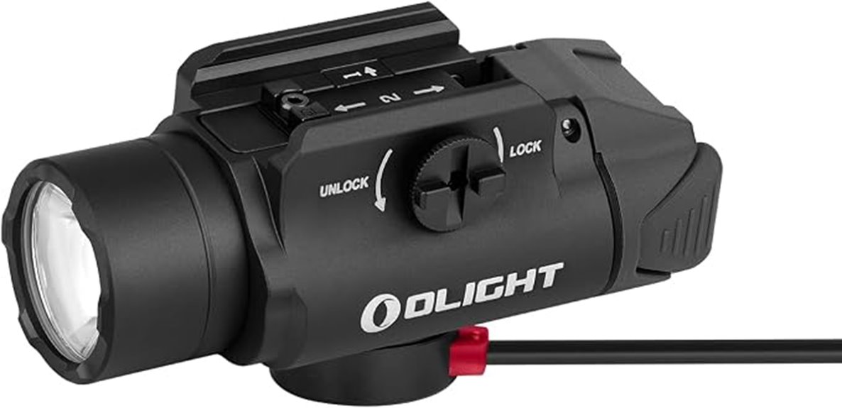 rechargeable tactical weapon light