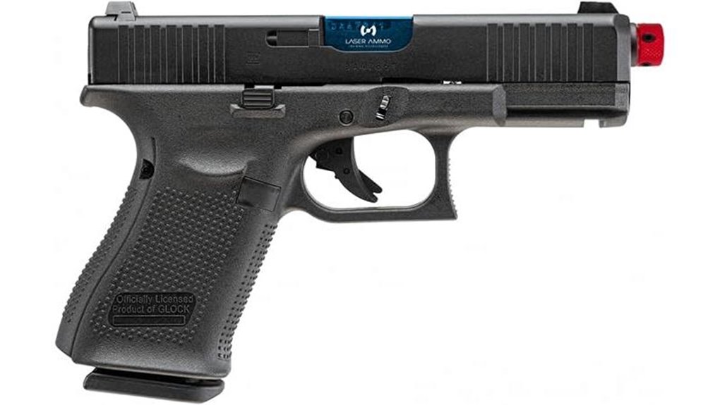 recoil activated training laser