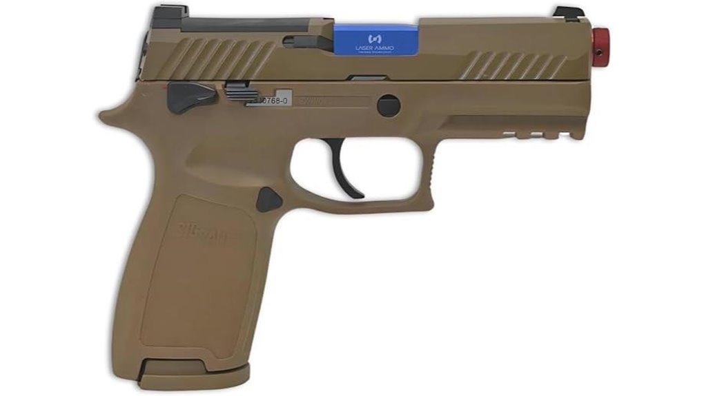 recoil enabled dry fire laser