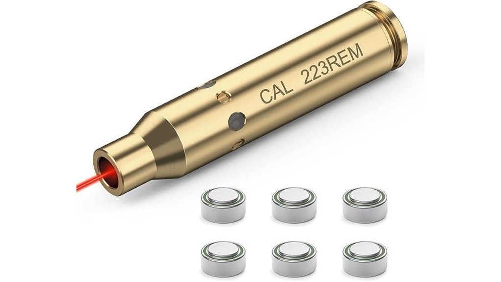 red laser sight set