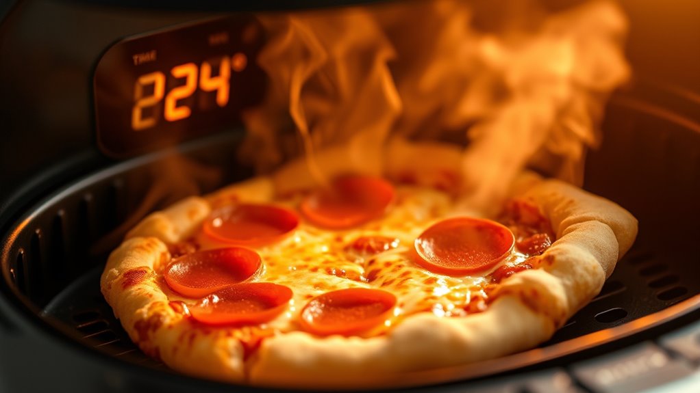 reheat pizza thickness crust