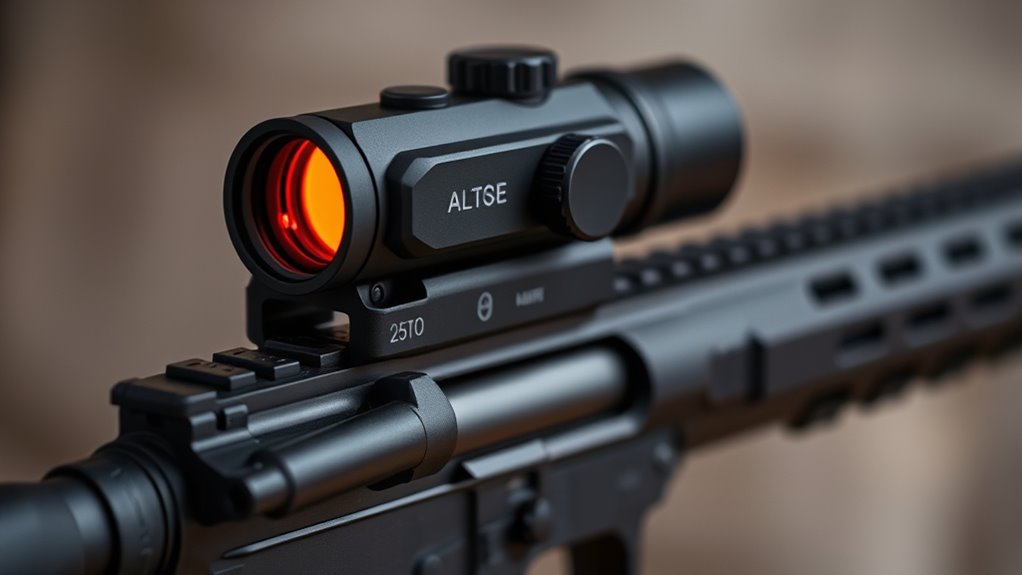reticle battery compatibility brightness