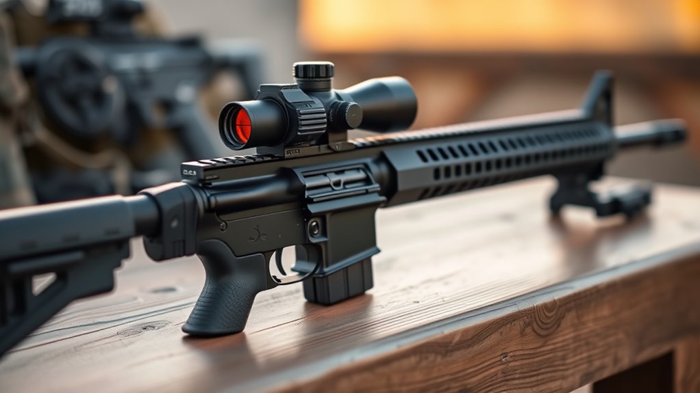 reticle brightness mounting durability