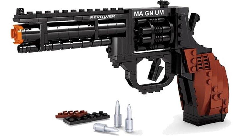 revolver brick toy set