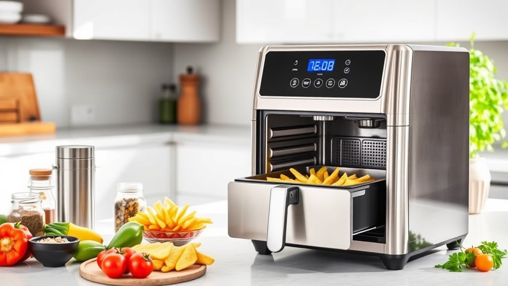 safe efficient cooking features