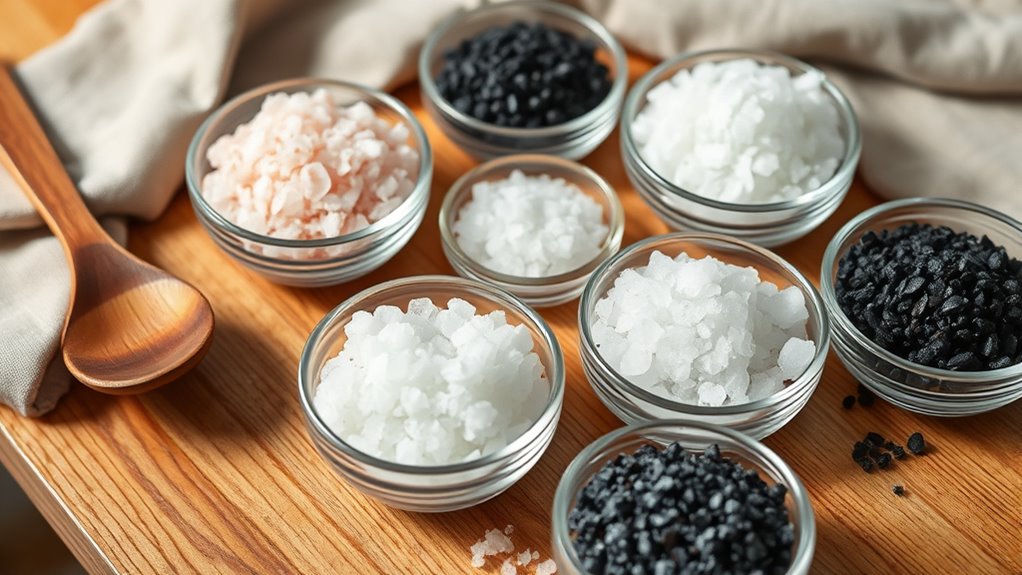 salt type and grain size
