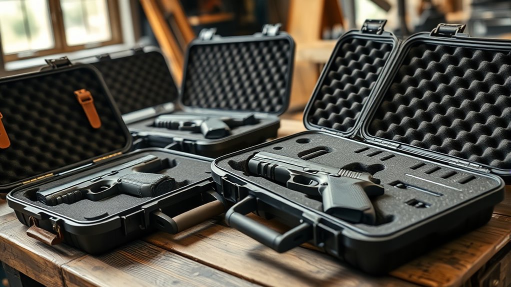 secure customizable pistol storage