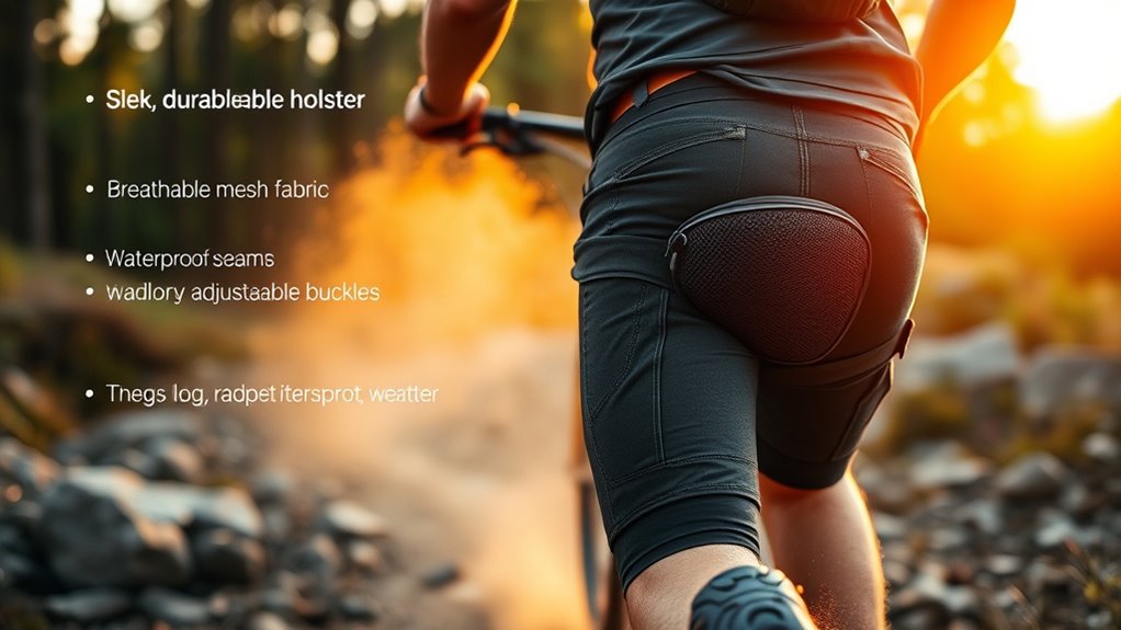 secure durable bike holster