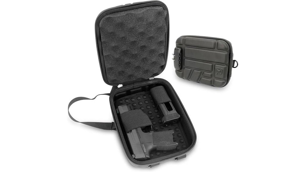 secure pistol case strap