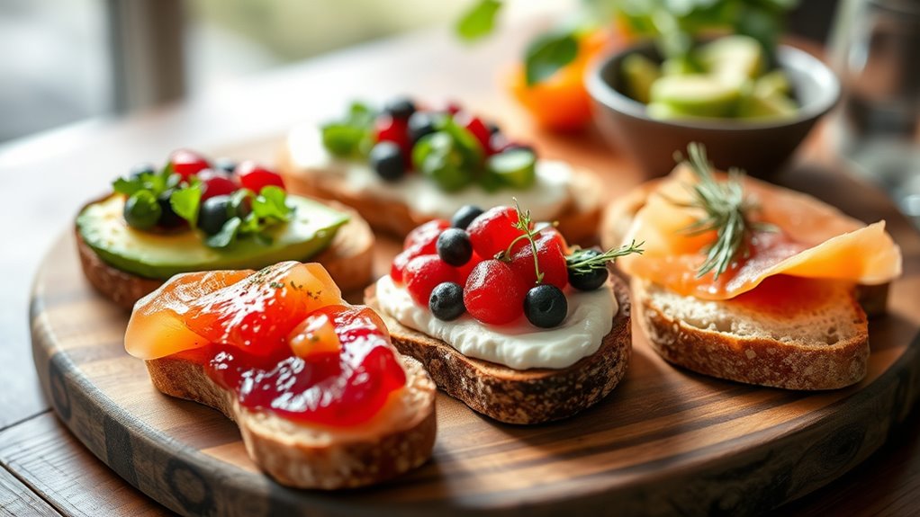 selecting bread and crispiness