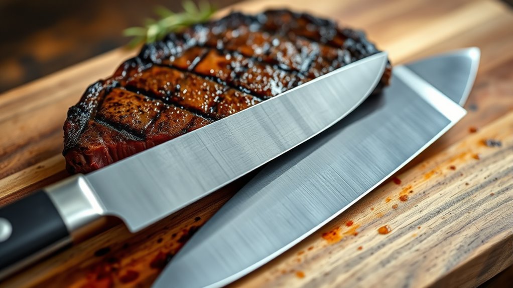 sharp balanced steak knife
