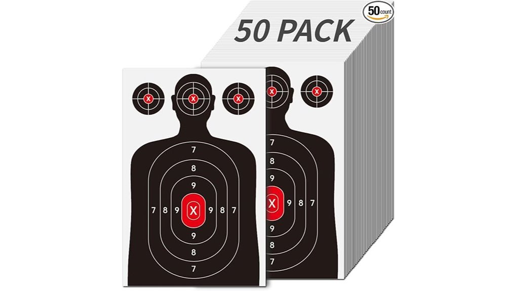 silhouette targets with redbull