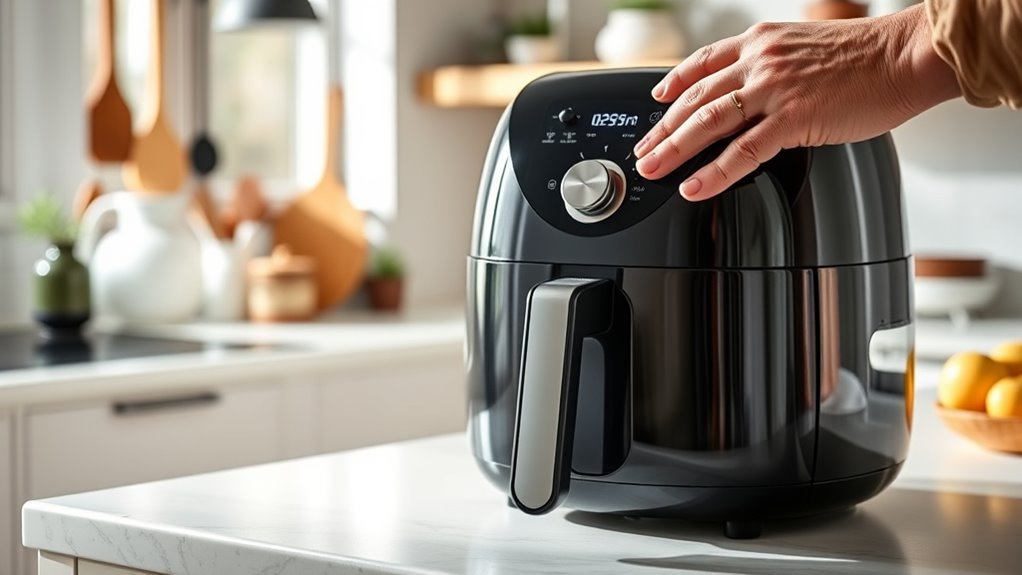 simple safe functional air fryer