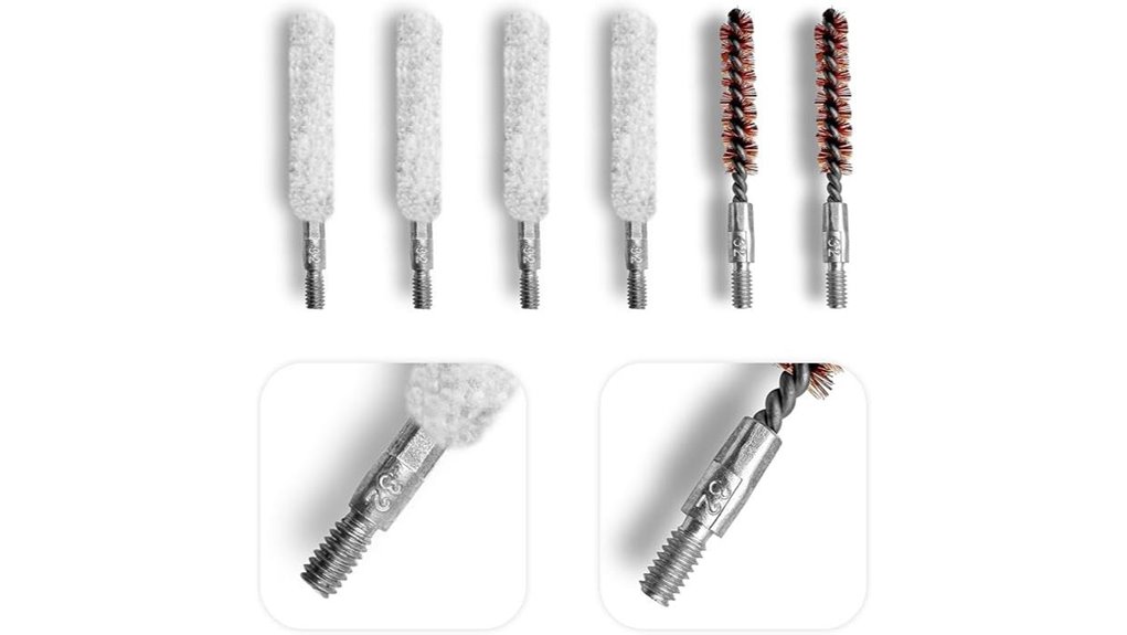 six piece gun cleaning set