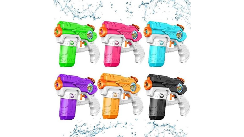 six water guns set
