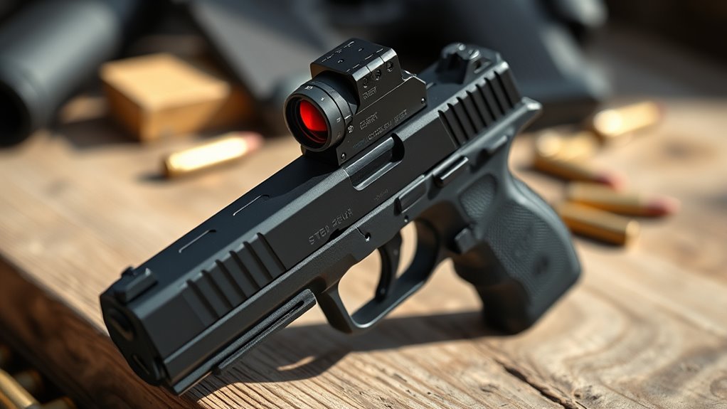 size reticle battery durability
