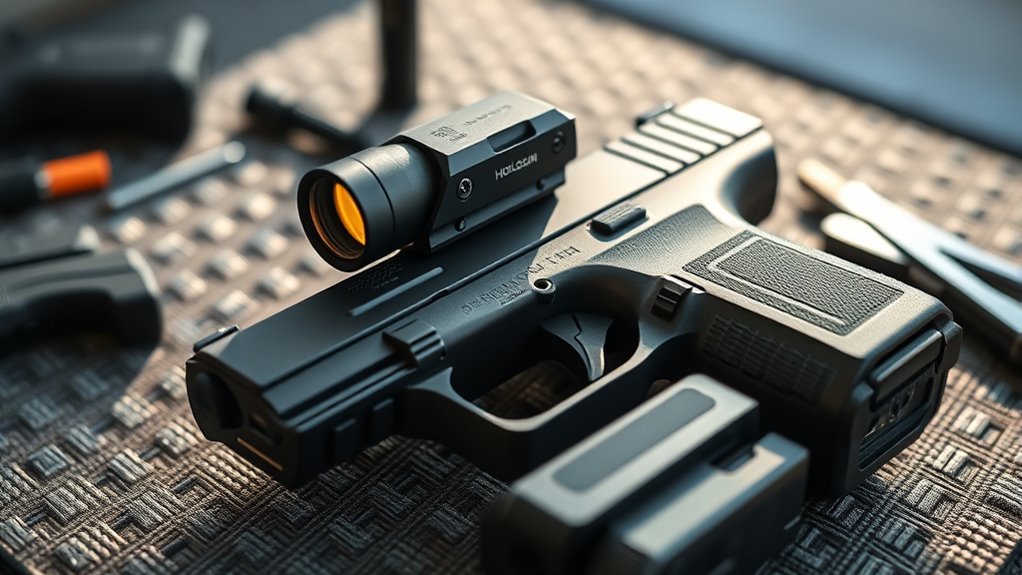 size reticle battery durability