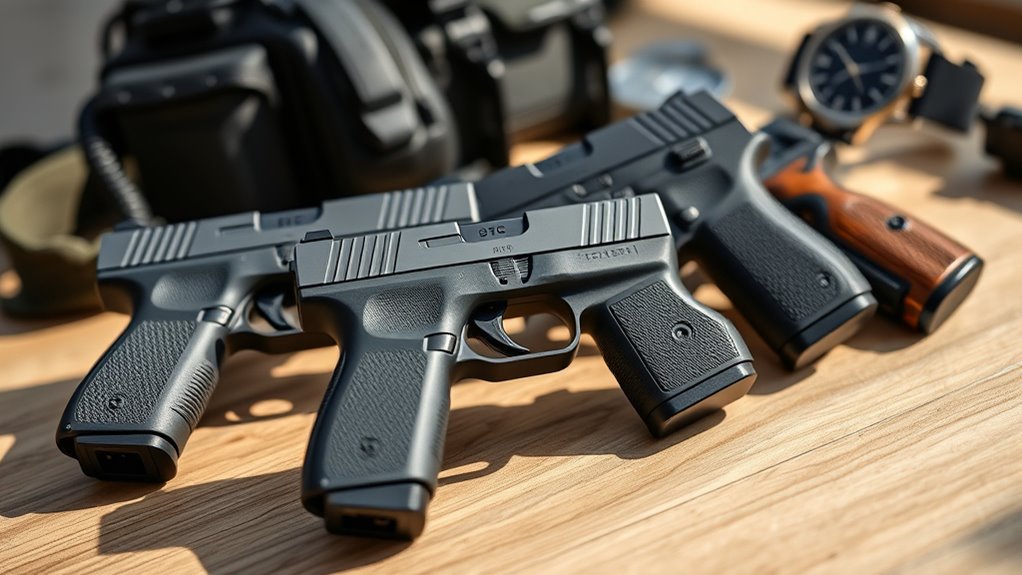 size weight concealment accessibility