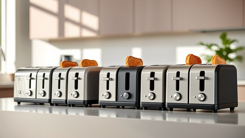 slim space saving toasters